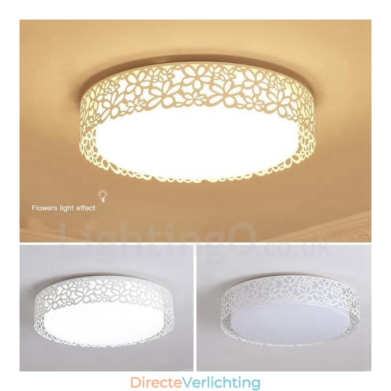 Moderne eigentijdse geïntegreerde metalen inbouwlamp