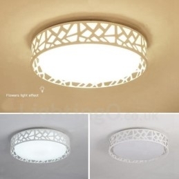 Moderne eigentijdse geïntegreerde metalen inbouwlamp