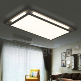 Moderne eigentijdse geïntegreerde metalen inbouwlamp