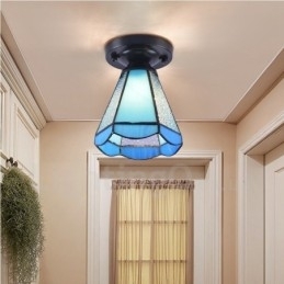 Geïntegreerde plafondlamp in mediterrane stijl