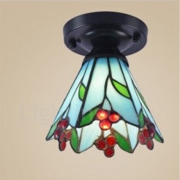 Geïntegreerde plafondlamp in mediterrane stijl