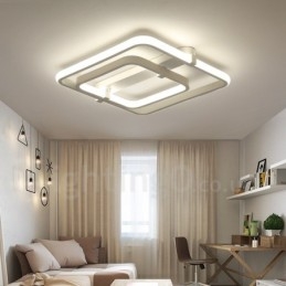 2 ringen moderne eigentijdse geïntegreerde inbouwlamp