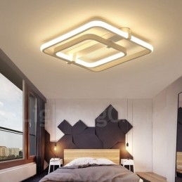 2 ringen moderne eigentijdse geïntegreerde inbouwlamp