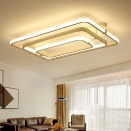 3 ringen moderne eigentijdse geïntegreerde inbouwlamp