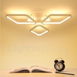 3-lichts moderne, eigentijdse, geïntegreerde metalen inbouwlamp