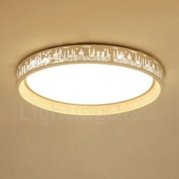 Moderne eigentijdse geïntegreerde metalen inbouwlamp