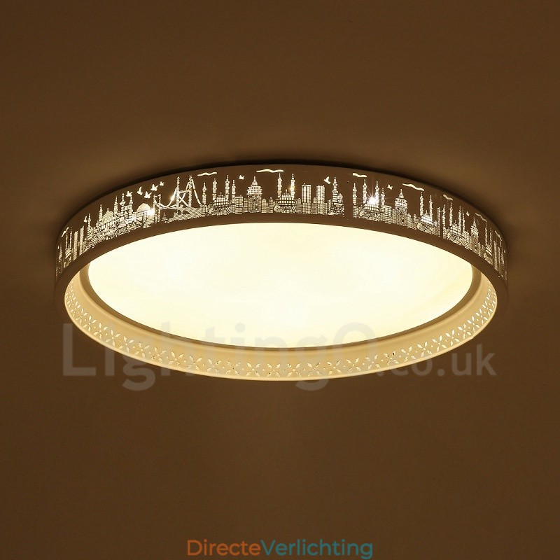 Moderne eigentijdse geïntegreerde metalen inbouwlamp