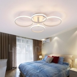 4-lichts moderne, eigentijdse, geïntegreerde metalen inbouwlamp