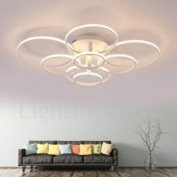 8-lichts moderne, eigentijdse, geïntegreerde metalen inbouwlamp