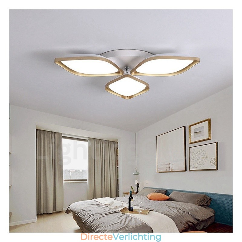 3-lichts moderne, eigentijdse, geïntegreerde metalen inbouwlamp
