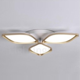 3-lichts moderne, eigentijdse, geïntegreerde metalen inbouwlamp