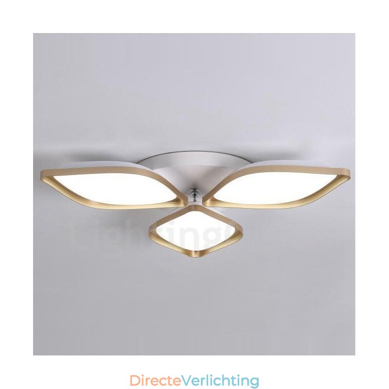 3-lichts moderne, eigentijdse, geïntegreerde metalen inbouwlamp