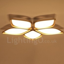 5-lichts moderne, eigentijdse, geïntegreerde metalen inbouwlamp