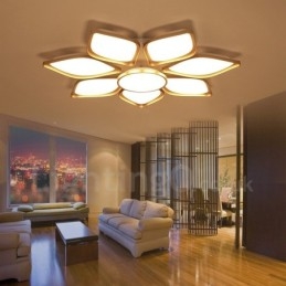 8-lichts moderne, eigentijdse, geïntegreerde metalen inbouwlamp