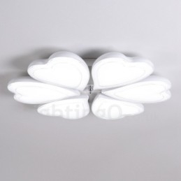 6-lichts moderne, eigentijdse, geïntegreerde metalen inbouwlamp