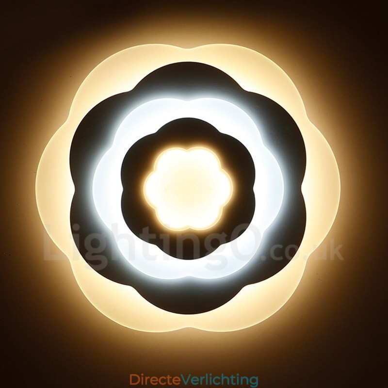 Moderne eigentijdse geïntegreerde metalen inbouwlamp