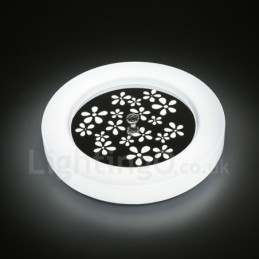 Moderne eigentijdse geïntegreerde metalen inbouwlamp