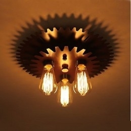 Zwarte gevormde plafondlampen Wandlamp Lamp Eenvoudige machines