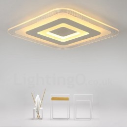 Moderne eigentijdse geïntegreerde metalen inbouwlamp