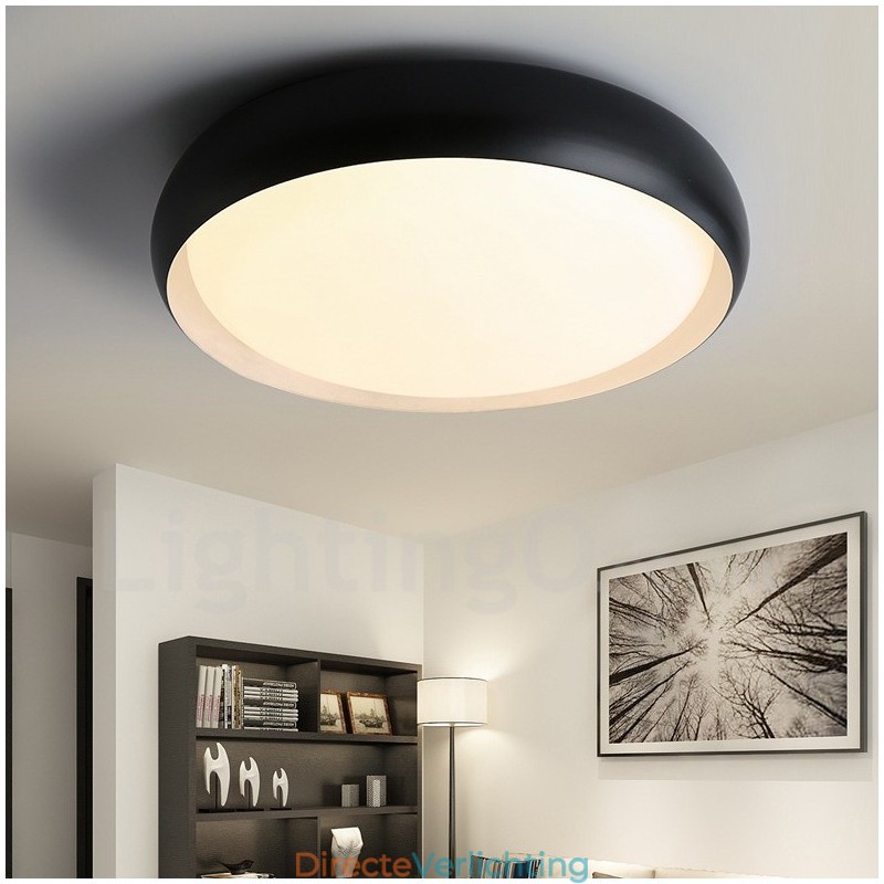 Moderne eigentijdse geïntegreerde metalen inbouwlamp
