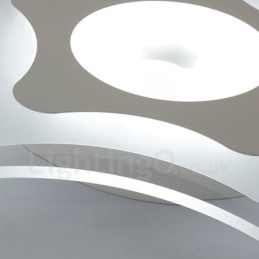 Moderne eigentijdse geïntegreerde metalen inbouwlamp