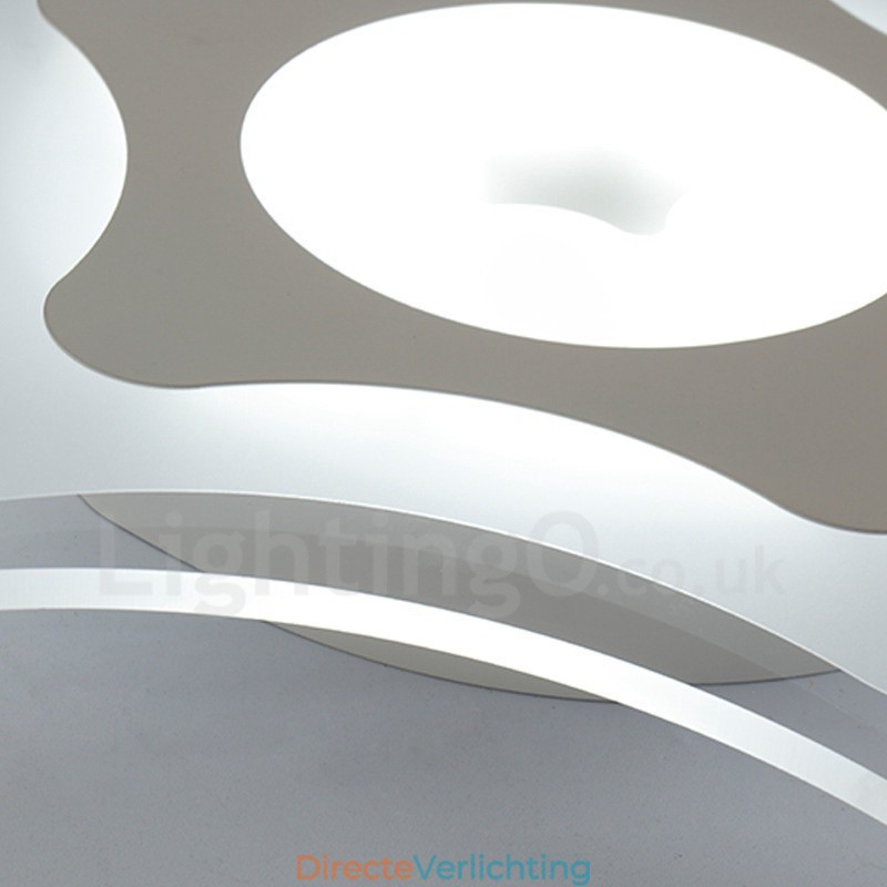 Moderne eigentijdse geïntegreerde metalen inbouwlamp