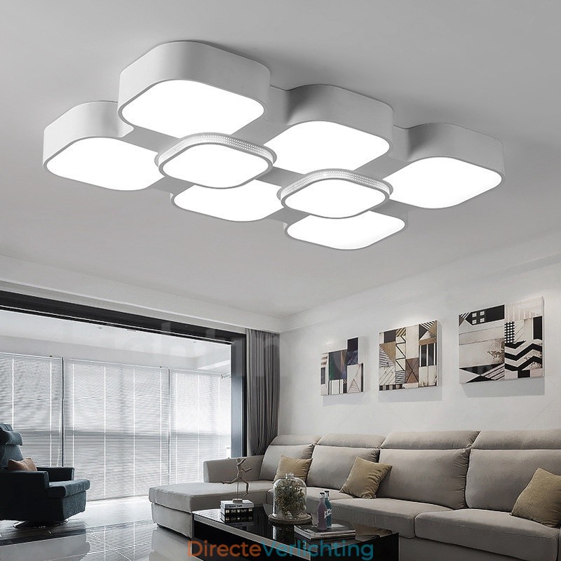 Moderne eigentijdse geïntegreerde metalen inbouwlamp