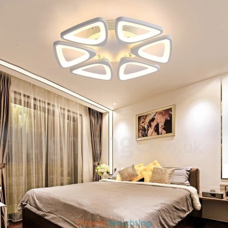 6-lichts moderne, eigentijdse, geïntegreerde plafondlamp 6-lichts moderne, eigentijdse, geïntegreerde plafondlamp