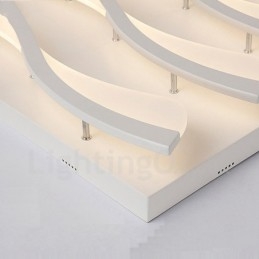 6-lichts moderne, eigentijdse, geïntegreerde plafondlamp