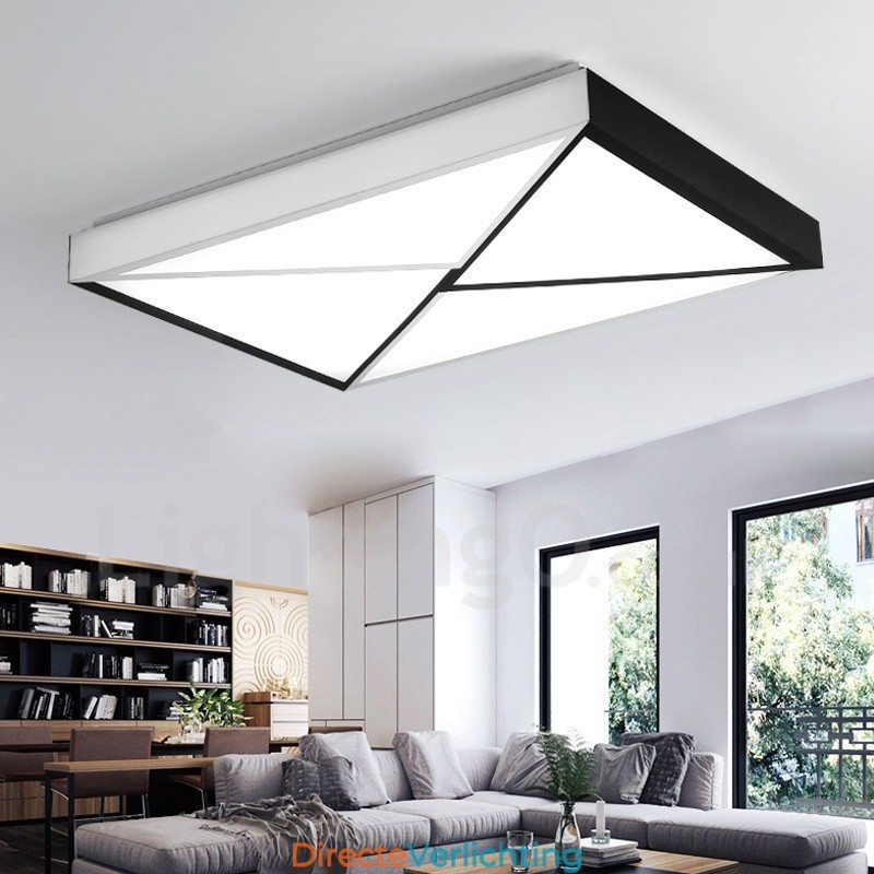 Moderne eigentijdse geïntegreerde metalen inbouwlamp
