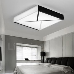 Moderne eigentijdse geïntegreerde metalen inbouwlamp