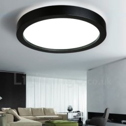 Moderne eigentijdse geïntegreerde metalen inbouwlamp