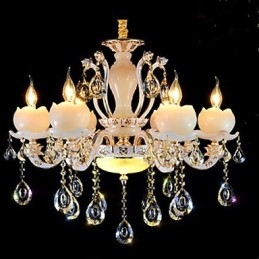 Luxe Europese stijl zinklegering jade kristal hanger