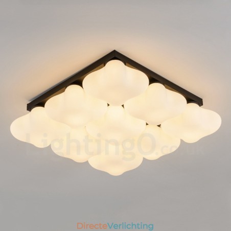 9-lichts rustieke lodge geïntegreerde plafondlamp 9-lichts rustieke lodge geïntegreerde plafondlamp