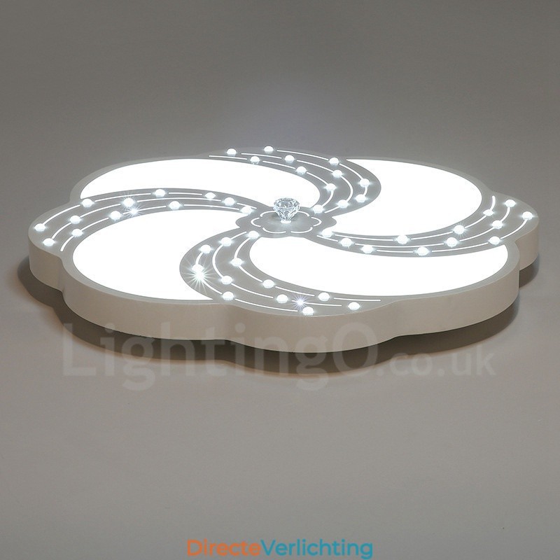 Moderne eigentijdse geïntegreerde metalen inbouwlamp