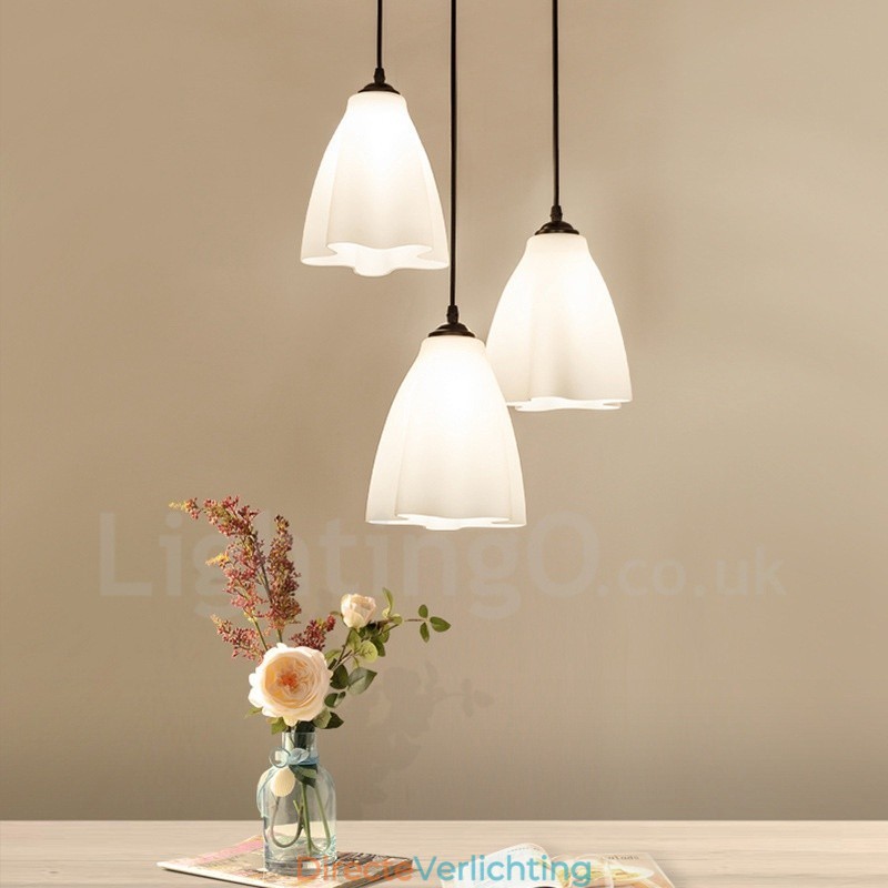 3-lichts traditionele klassieke geïntegreerde metalen hanglamp