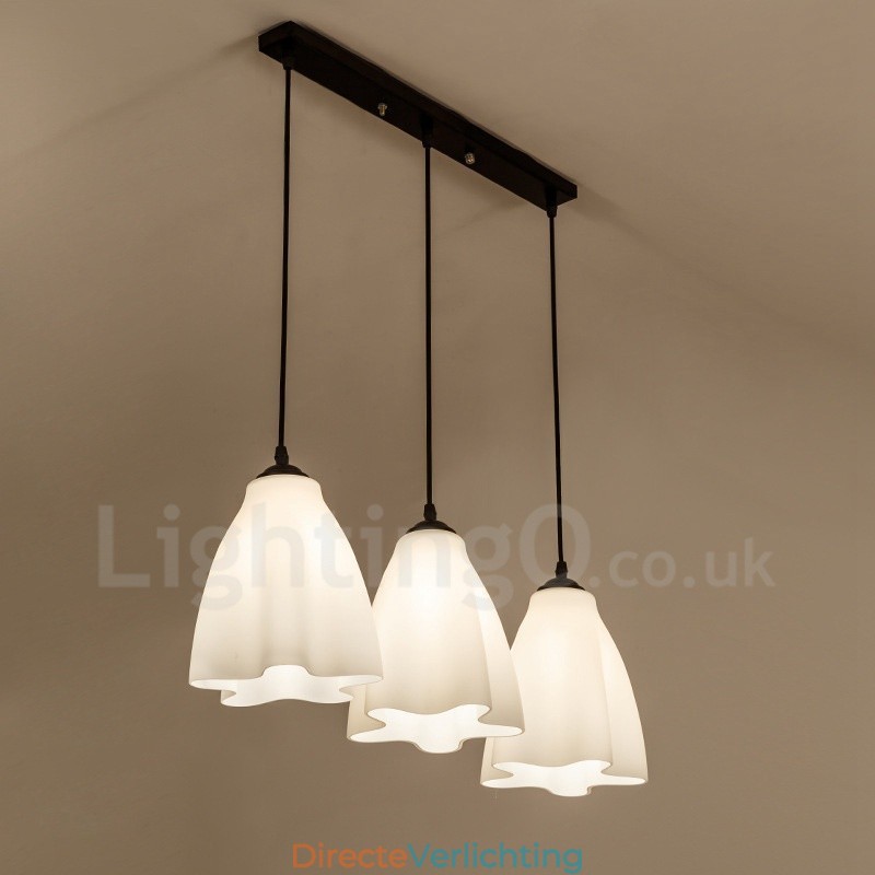 3-lichts traditionele klassieke geïntegreerde metalen hanglamp