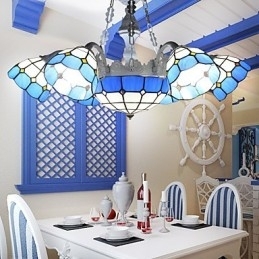 De Middellandse Zee Landelijk Zittend Creatief 6 + 1 Hoofdlampen En Lantaarns