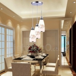 3-lichts moderne, eigentijdse, geïntegreerde metalen hanglamp