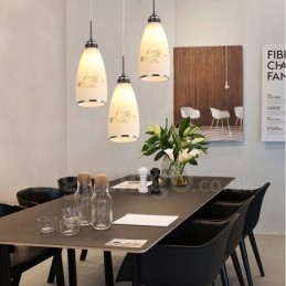 3-lichts moderne, eigentijdse, geïntegreerde metalen hanglamp