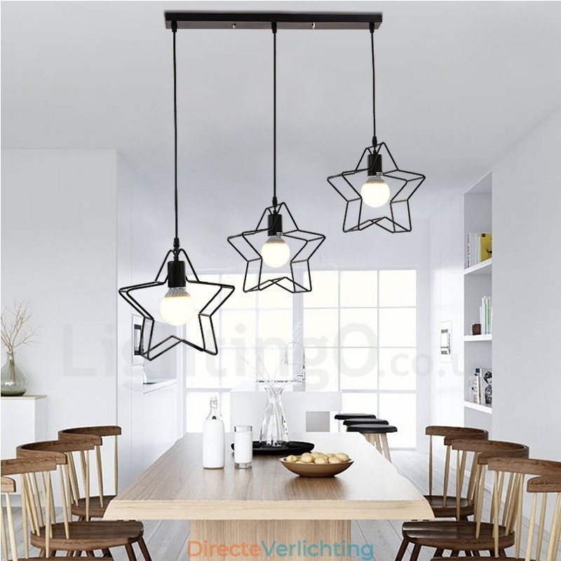 3-lichts moderne, eigentijdse geïntegreerde hanglamp