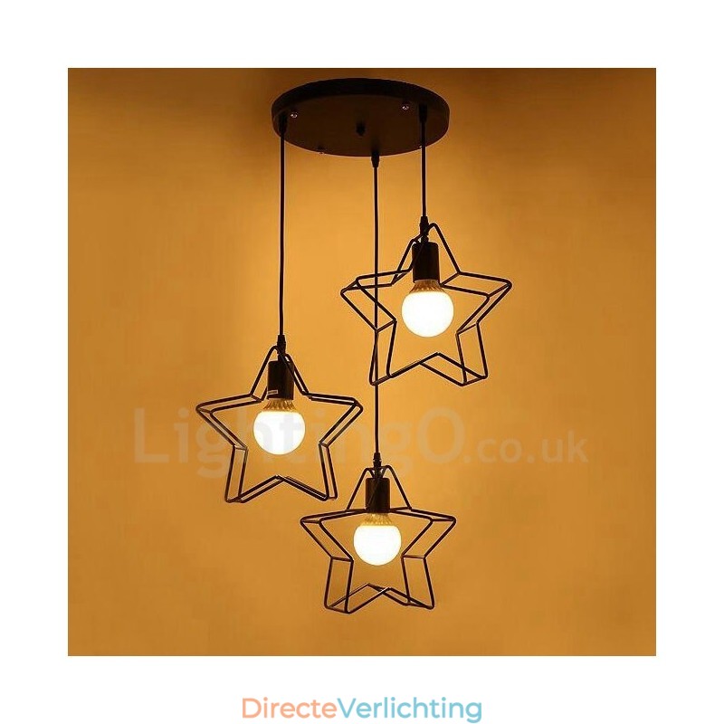 3-lichts moderne, eigentijdse geïntegreerde hanglamp