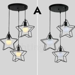 3-lichts moderne, eigentijdse geïntegreerde hanglamp