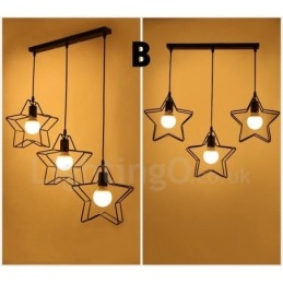 3-lichts moderne, eigentijdse geïntegreerde hanglamp