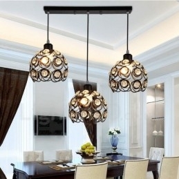 3-lichts rustieke lodge geïntegreerde hanglamp