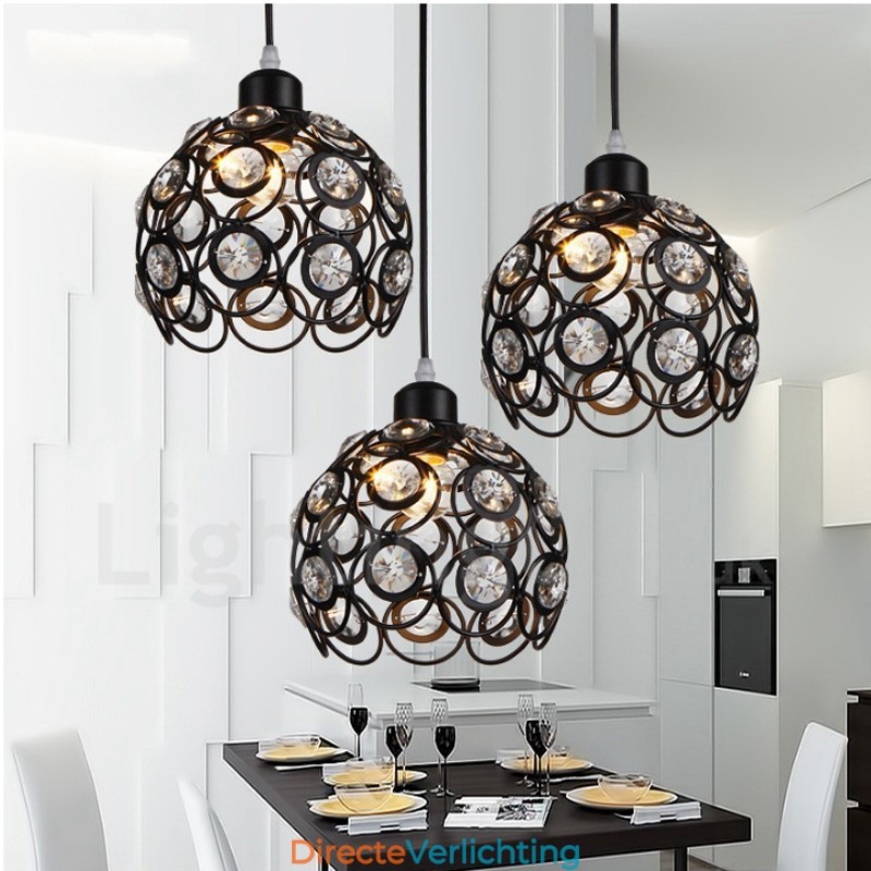 3-lichts rustieke lodge geïntegreerde hanglamp