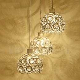 3-lichts rustieke lodge geïntegreerde hanglamp