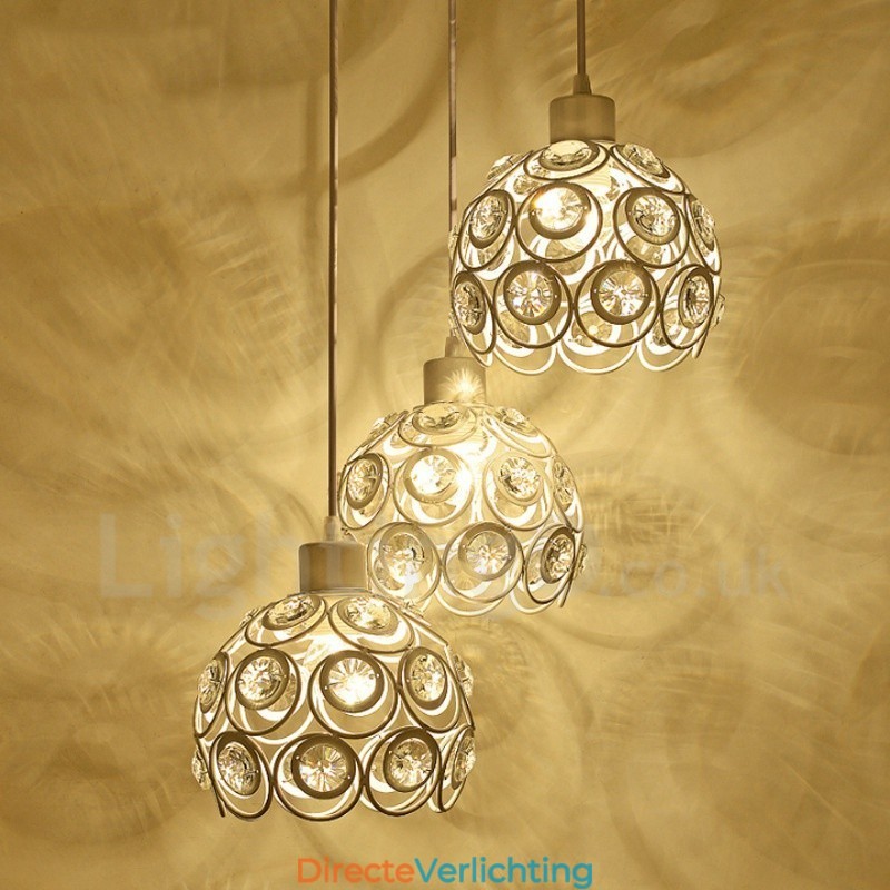 3-lichts rustieke lodge geïntegreerde hanglamp