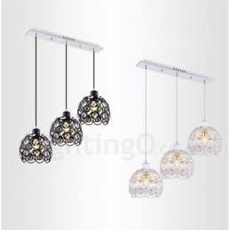 3-lichts rustieke lodge geïntegreerde hanglamp