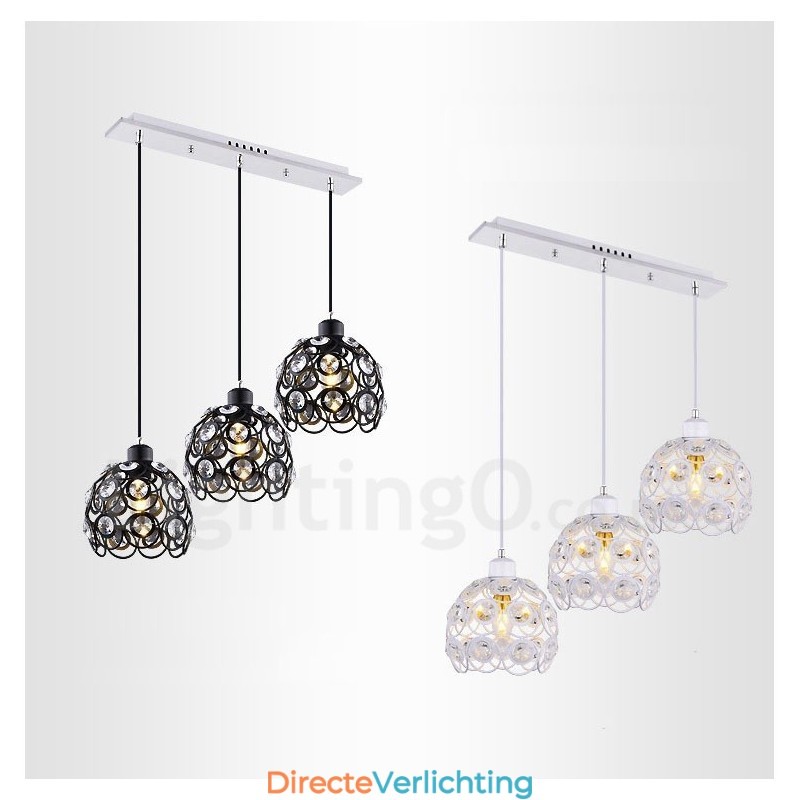 3-lichts rustieke lodge geïntegreerde hanglamp